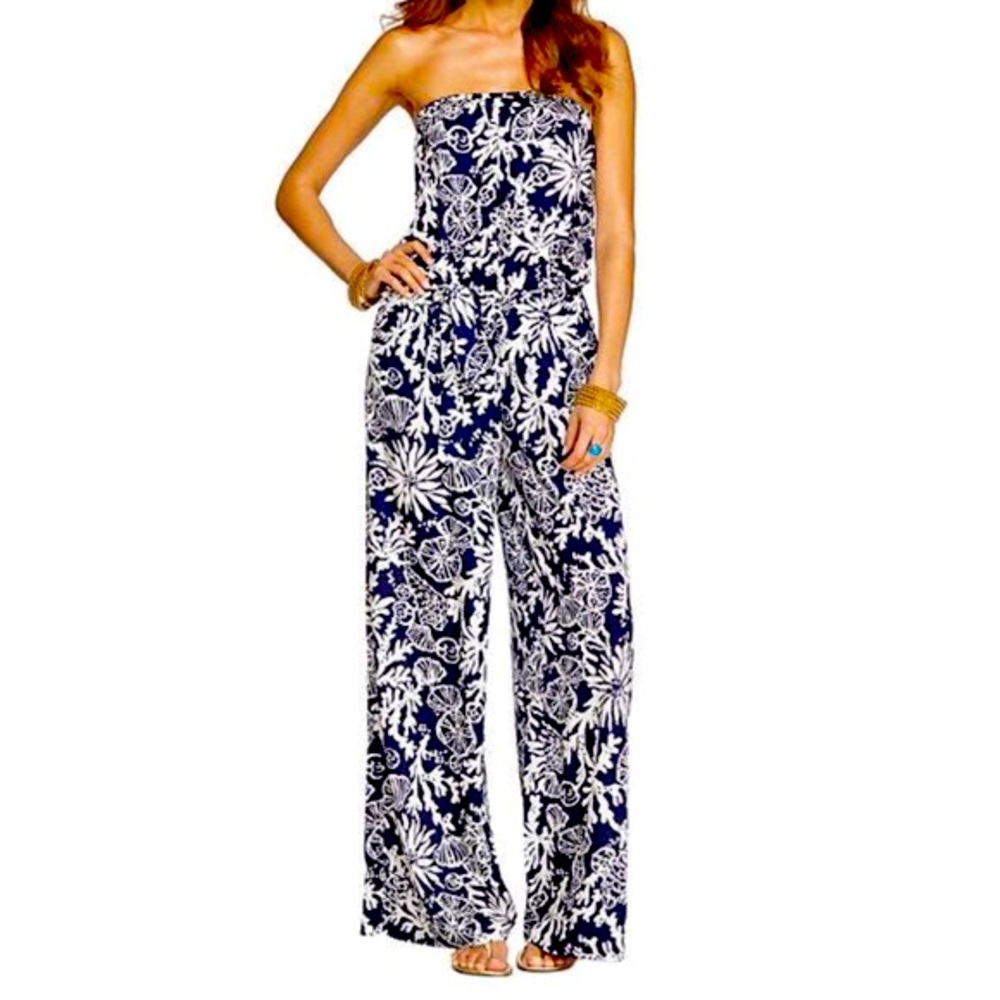 Lilly Pulitzer Size Medium Jumpsuit In The Groove